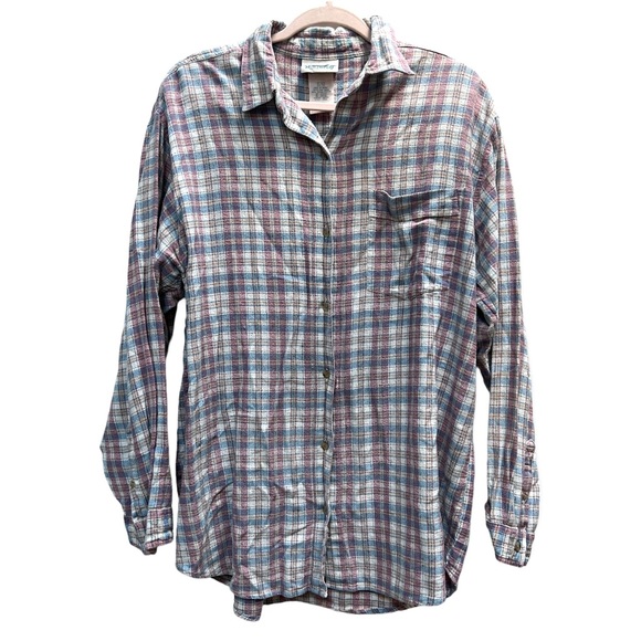 Vintage Plaid button down shirt - Picture 1 of 4